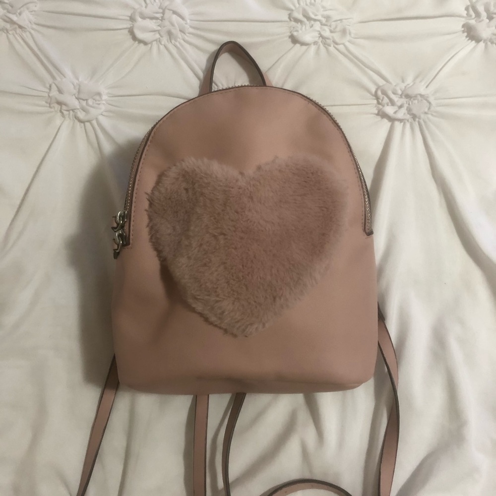 Pink mini backpack